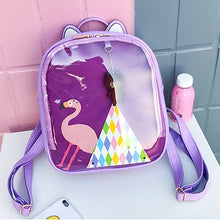 Load image into Gallery viewer, Lovely Cat Ear Leather Backpack