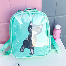 Load image into Gallery viewer, Lovely Cat Ear Leather Backpack