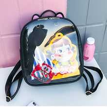Load image into Gallery viewer, Lovely Cat Ear Leather Backpack