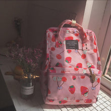 Load image into Gallery viewer, Japanese Style Strawberry Backpack