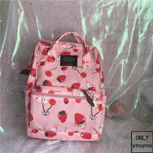 Load image into Gallery viewer, Japanese Style Strawberry Backpack