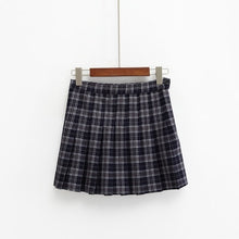Load image into Gallery viewer, High Waist Plaid Pleated Skirt