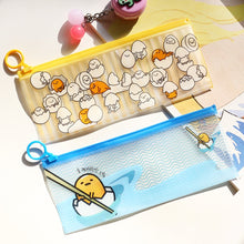 Load image into Gallery viewer, Kawaii Lazy Egg Transparent Pencil Case