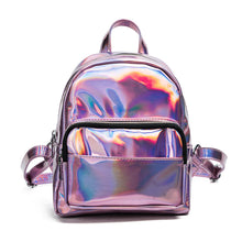 Load image into Gallery viewer, Holographic Shiny Korean Backpack