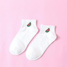 Load image into Gallery viewer, Cute Banana Peach Strawberry Socks