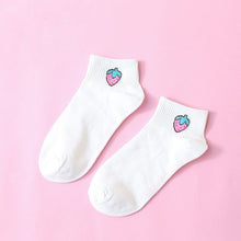 Load image into Gallery viewer, Cute Banana Peach Strawberry Socks