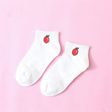 Load image into Gallery viewer, Cute Banana Peach Strawberry Socks