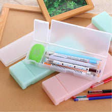 Load image into Gallery viewer, Japanese Cute Transparent Pencil Case