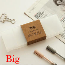 Load image into Gallery viewer, Japanese Cute Transparent Pencil Case