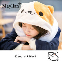 Load image into Gallery viewer, Cute Cat Travel Neck Pillow