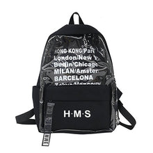 Load image into Gallery viewer, Transparent Yellow Travel Backpack