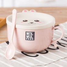 Load image into Gallery viewer, Kawaii Rabbit Bento Box