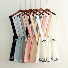 Load image into Gallery viewer, Japanese Kawaii Cat Suspender Skirt