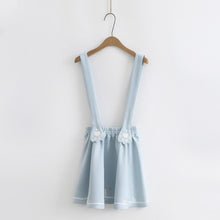 Load image into Gallery viewer, Japanese Kawaii Cat Suspender Skirt