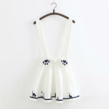 Load image into Gallery viewer, Japanese Kawaii Cat Suspender Skirt