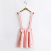 Load image into Gallery viewer, Japanese Kawaii Cat Suspender Skirt