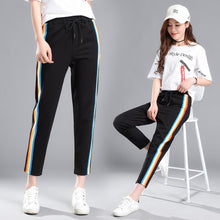 Load image into Gallery viewer, Kawaii Rainbow Striped Pants