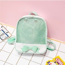 Load image into Gallery viewer, Transparent Kawaii Japanese Backpaks