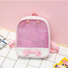 Load image into Gallery viewer, Transparent Kawaii Japanese Backpaks