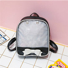 Load image into Gallery viewer, Transparent Kawaii Japanese Backpaks