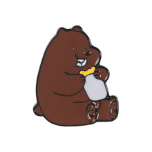 Load image into Gallery viewer, Bare Bears Cute Enamel Pins