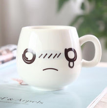 Load image into Gallery viewer, 320ml White Face Mugs Ceramic Cup