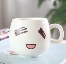 Load image into Gallery viewer, 320ml White Face Mugs Ceramic Cup