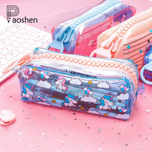 Load image into Gallery viewer, Kawaii Unicorn Pencilcase