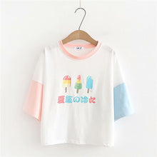Load image into Gallery viewer, Kawaii Korean Summer T-shirt