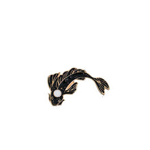 Load image into Gallery viewer, Pink/White/Black Koi Goldfish Enamel Pin