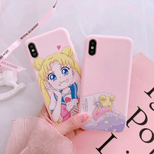 Load image into Gallery viewer, Pink Kawaii Sailor Moon Case