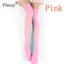 Load image into Gallery viewer, Japanese Velvet Thigh Socks