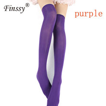 Load image into Gallery viewer, Japanese Velvet Thigh Socks