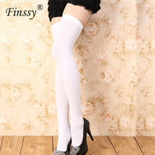 Load image into Gallery viewer, Japanese Velvet Thigh Socks