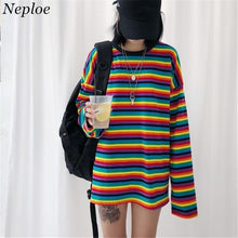 Load image into Gallery viewer, Japanese Rainbow Stripe Spring T-Shirt
