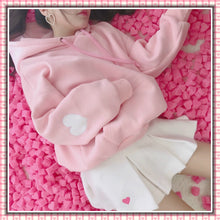Load image into Gallery viewer, Harajuku Pink Long Sleeve Hoodie