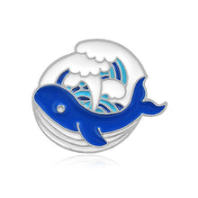 Load image into Gallery viewer, Blue Whale Brooch Series