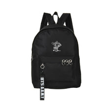 Load image into Gallery viewer, BTS Kpop Black Backpack