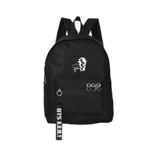 Load image into Gallery viewer, BTS Kpop Black Backpack