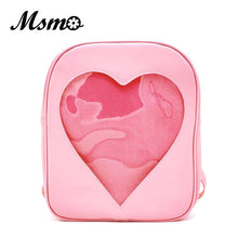 Load image into Gallery viewer, Candy Transparent Heart Shape Backpack