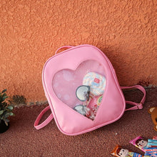 Load image into Gallery viewer, Candy Transparent Heart Shape Backpack