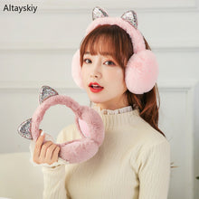 Load image into Gallery viewer, Fluffy Cat Earmuffs