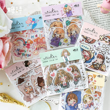 Load image into Gallery viewer, 40 Pcs Anime Girl Sticker Package