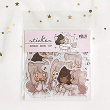 Load image into Gallery viewer, 40 Pcs Anime Girl Sticker Package