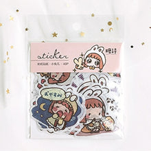 Load image into Gallery viewer, 40 Pcs Anime Girl Sticker Package