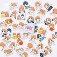 Load image into Gallery viewer, 45pcs Cartoon Mini Paper Sticker Package