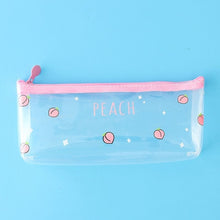 Load image into Gallery viewer, Transparent Peach Milk Pencil Case