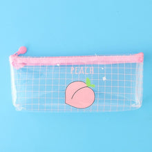 Load image into Gallery viewer, Transparent Peach Milk Pencil Case