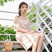 Load image into Gallery viewer, Summer Light Coloured Korean Dress