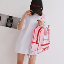Load image into Gallery viewer, Transparent Jelly Pink Ice Cream Backpack
